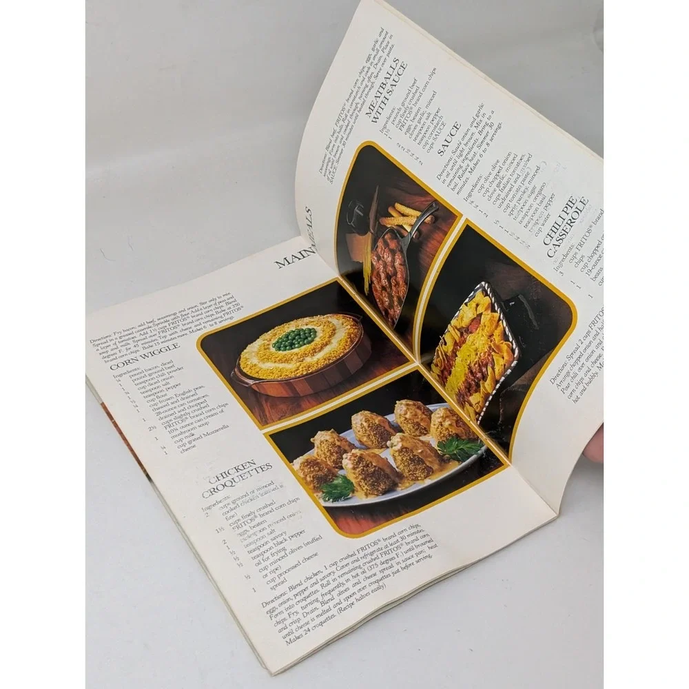 Vintage Fritos Cookbook Paperback 1979 Corn Chips 1970s Food